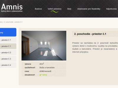 Hornopotočná bytový dům Amnis