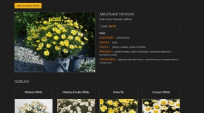 Balkonovky, web pro zahradnictví 