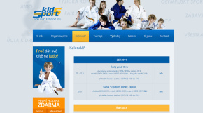 Www stránky a CRM Judo Pro Děti 