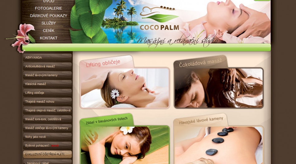 Masáže cocopalm