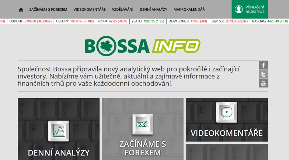 Bossainfo responzivní web