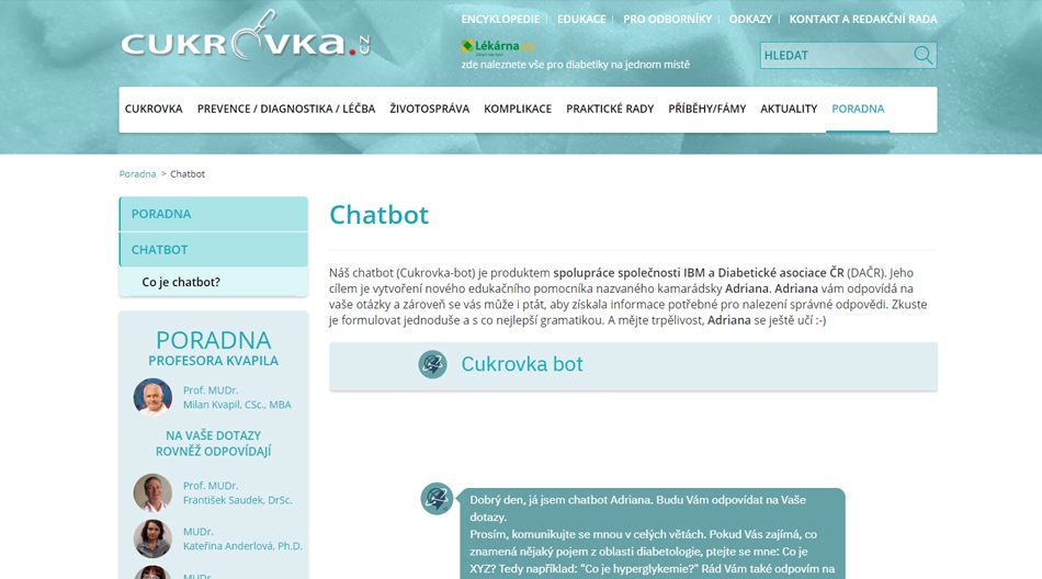 Cukrovka Cukrovka - chatbot