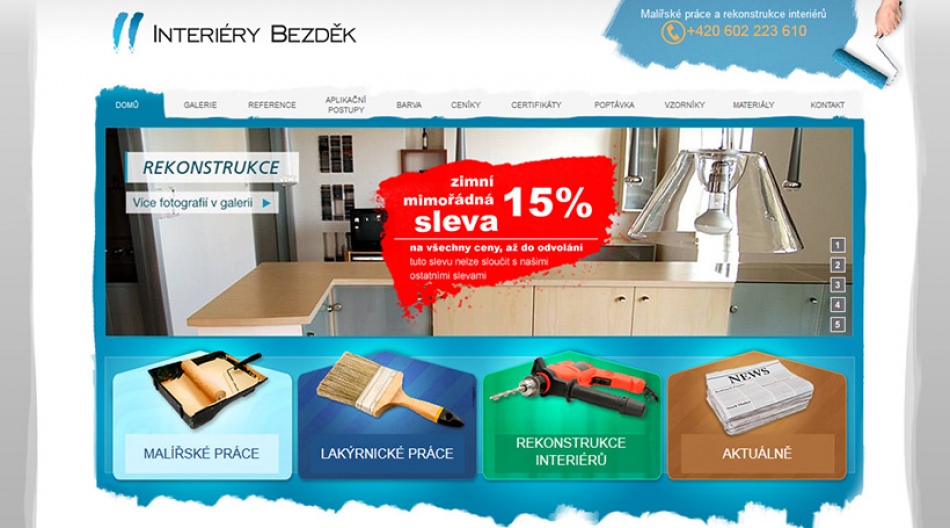 Interiéry Bezděk