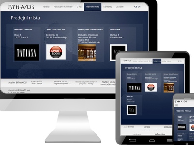 Responzivní webdesign Byhands 
