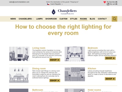 Czech chandeliers Chandeliers rooms