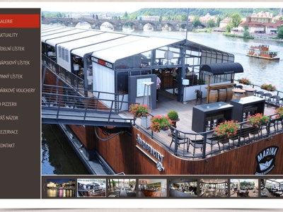 Webové stránky pro restauraci Grosseto Fotogalerie - Grosseto Marina