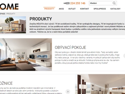 Home Style, responzivní webové stránky