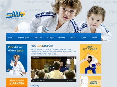 Www stránky a CRM Judo Pro Děti