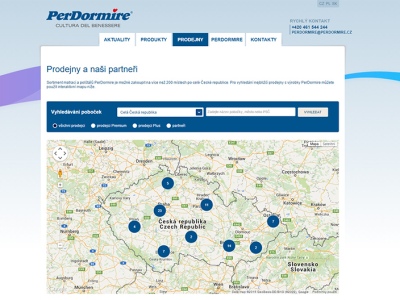 Perdormire Perdormire - lokátor poboček