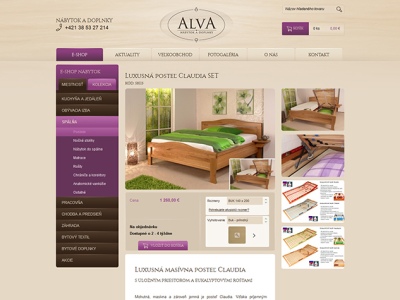 E-shop Nábytok Alva 