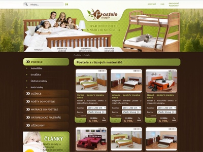 Postelemasiv - e-shop Postelemasiv - seznam produktů