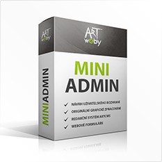 Web MINI s administrací